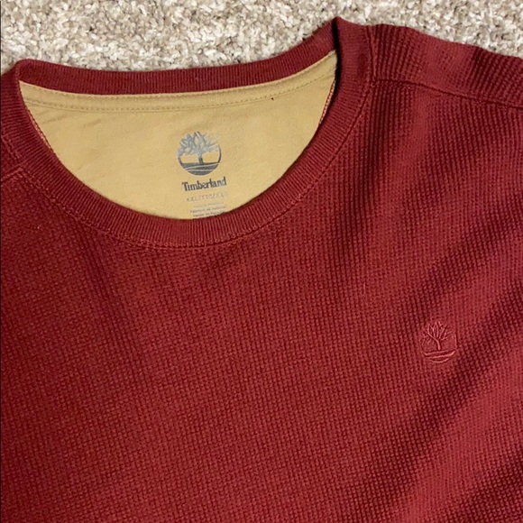 Timberland Shirt Size 2xl Xxl Burgundy 